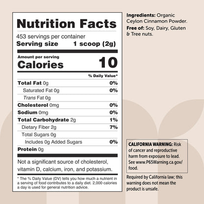 Organic Ceylon Cinnamon Powder