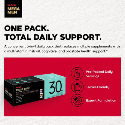 Men’s 30+ Daily Vitapak – 5-in-1 Multivitamins